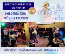 La Milonga Coqueta de los Miércoles