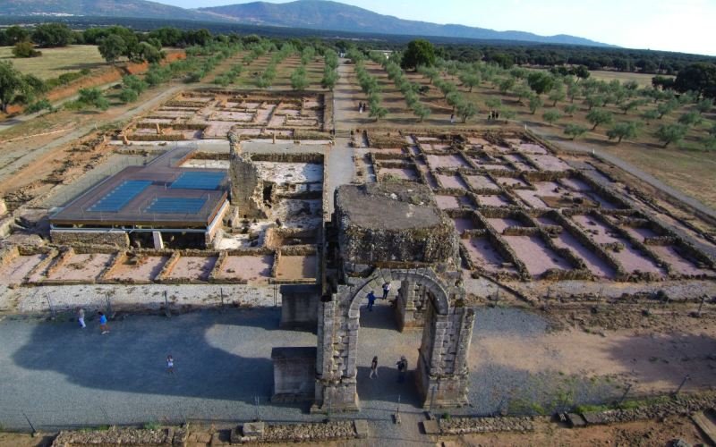 Cáparra: Ciudad Romana